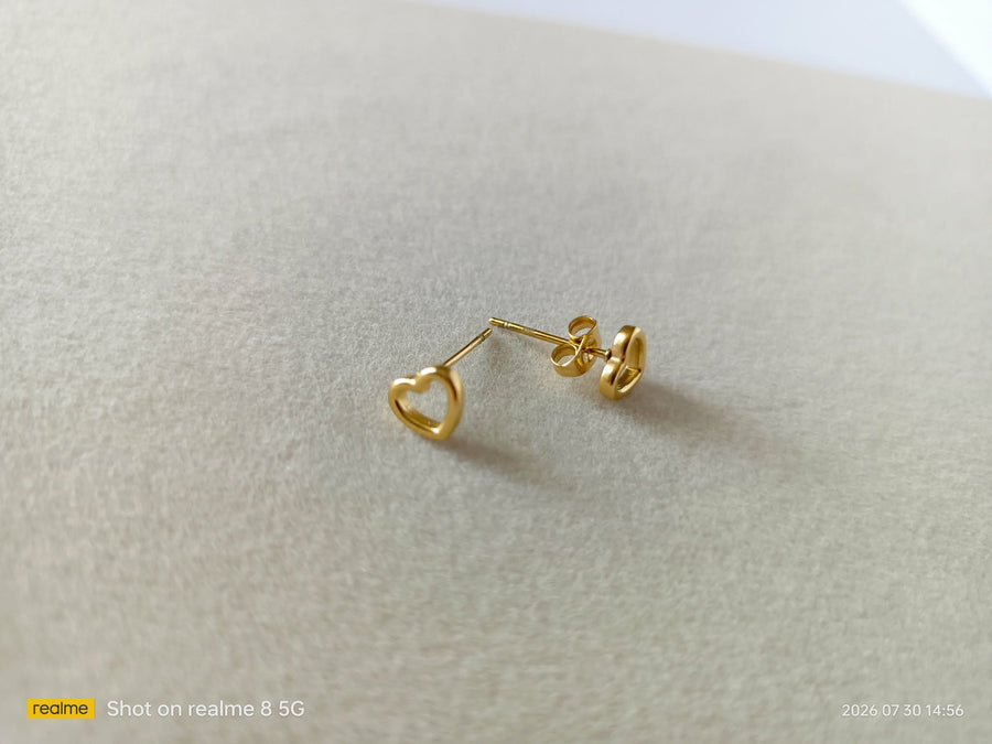 Amora Heart Studs - view 1