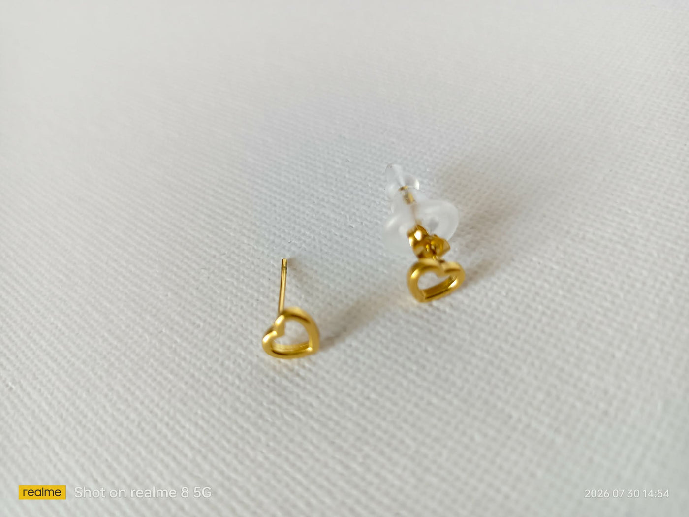 Amora Heart Studs - view 2