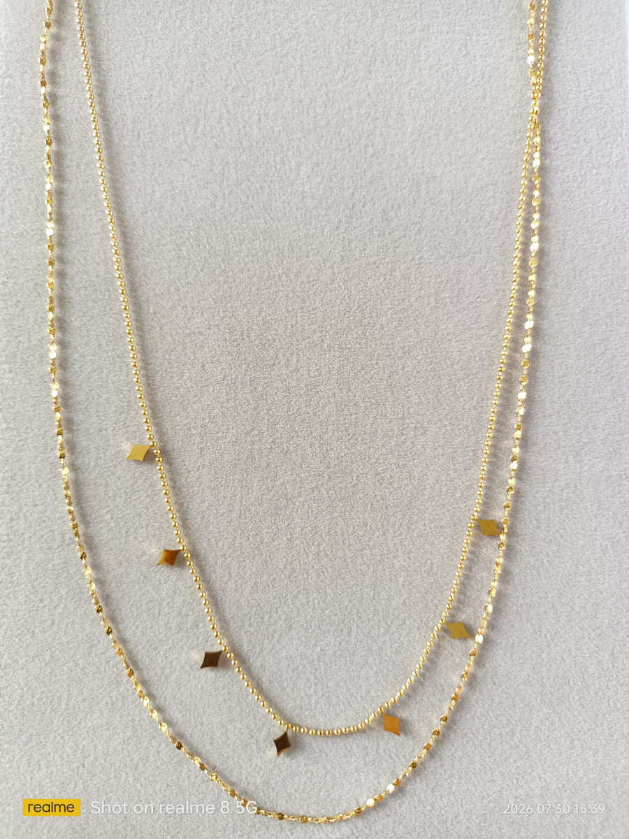 Ayla Layered Station Necklace - view 1