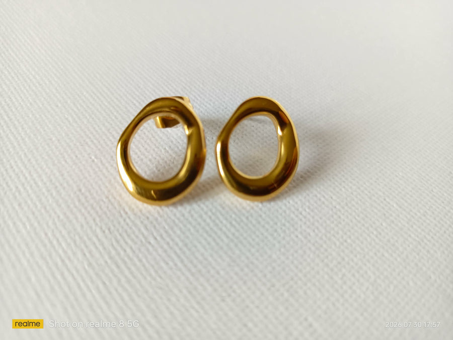Elara Oval Studs - view 1