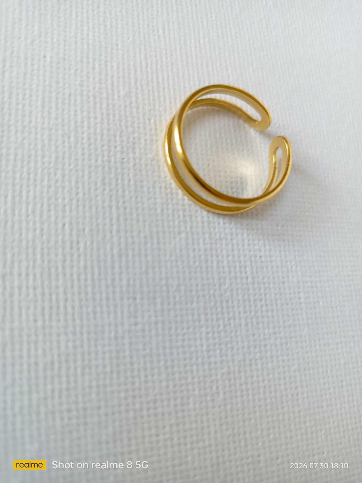 Noura Double Loop Ring - view 1
