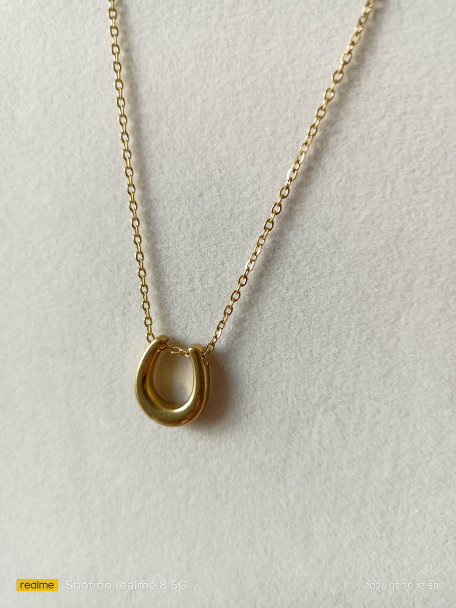 Oriana Oval Pendant Necklace - view 1