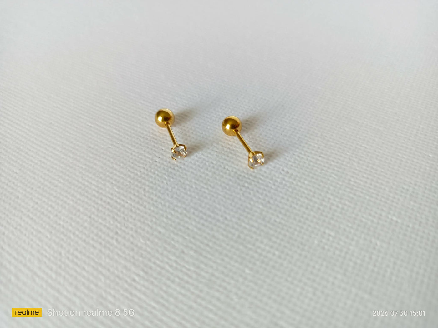 Soleil Ball Studs - view 2